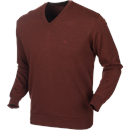 Пуловер Harkila Glenmore Extra fine merino wool Burgundy