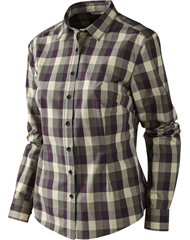 Женская рубашка Harkila Lara Plum perfect check