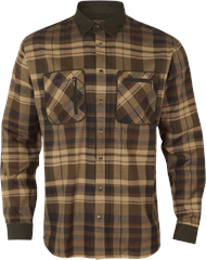 Охотничья рубашка Harkila Pajala Beige w/brown
