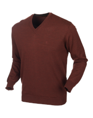 Пуловер Harkila Glenmore Extra fine merino wool Burgundy
